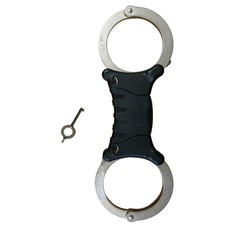 TCH842 Handcuffs Speedcuffs Cuffs Rigid Twinlock Dual Police Rigid With 1 Key (B