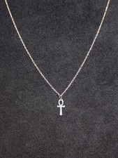 Ladies Mini Ankh Necklace