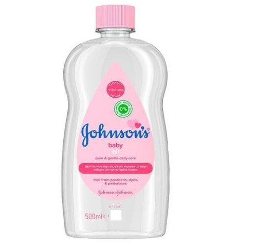Johnson baby oil 500ml ideal - baby,