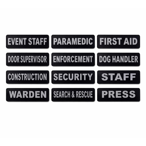 Reflective job role badge - reflective,