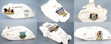 Antique crested ware china ww1 - crested,