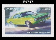 USA5 #4747 MNH Muscle Car 1970