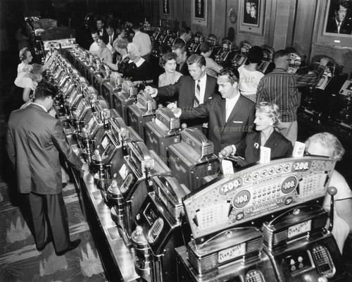 1950 slot machines vintage - 1950's,