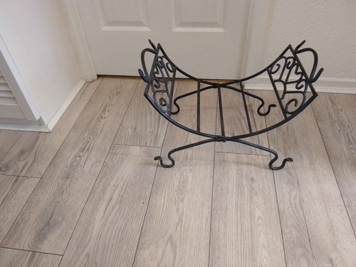 Vintage wrought iron folding - vintage,