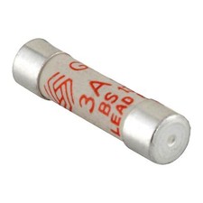 CARTRIDGE FUSE 3 AMP MAIN PLUG HOUSEHOLD DOMESTIC PLUG BROWN