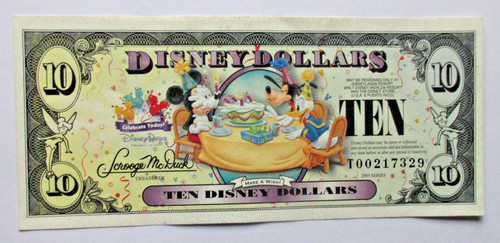 Disney dollars 10 - disney,