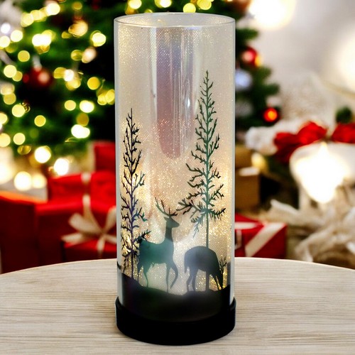 Stag deer forest xmas table - xmas,
