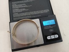 Vintage Engraved 9ct Rolled Gold Clamper Bangle 50 Microns Floral