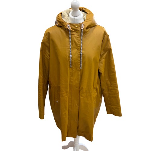 Joules rainaway hooded mustard - joules,