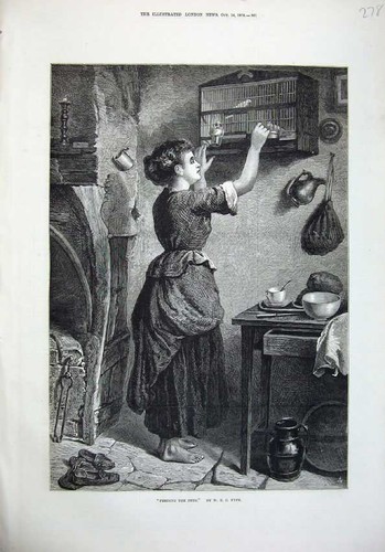 Old antique print - antique,