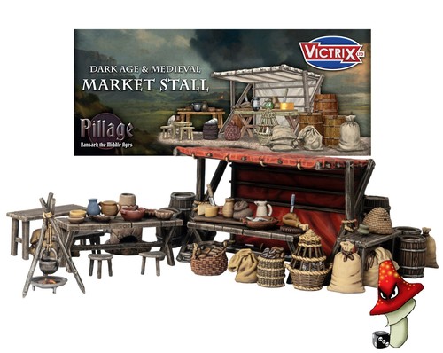 Victrix market stall medieval - victrix, (medieval