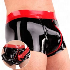 Men's Latex Briefs crotch