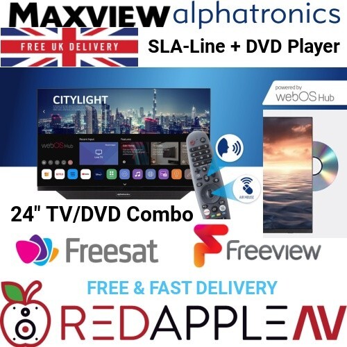 Alphatronics 240v dvd - 24", 12