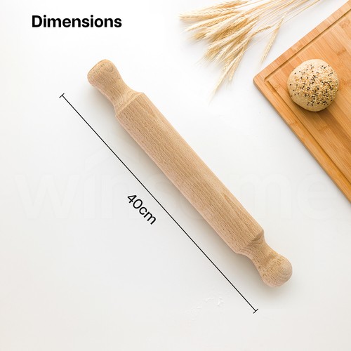 Natural wooden rolling pin - rolling,