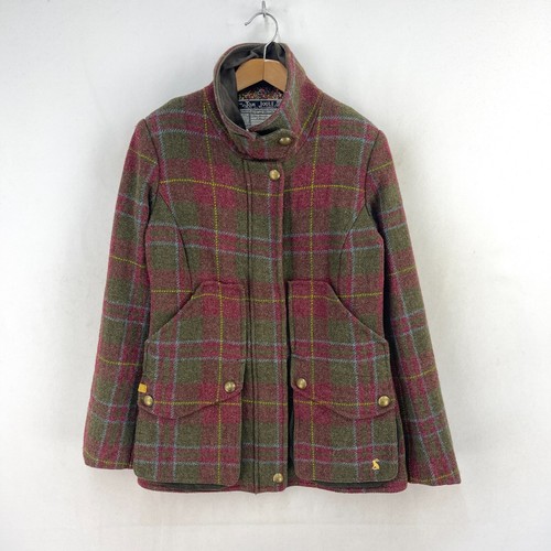 Joules tweed field coat womens - tweed,