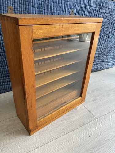 Vintage wooden glass - wooden, display