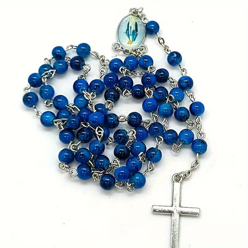 Blue lapis lazuli rosary - lapis, beads