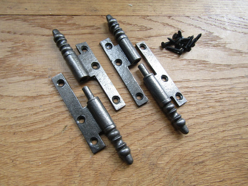 Pair rustic hinges - pair,