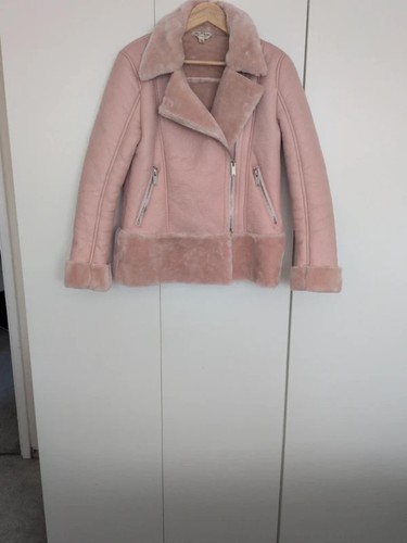 Miss selfridge pink shearling - miss,