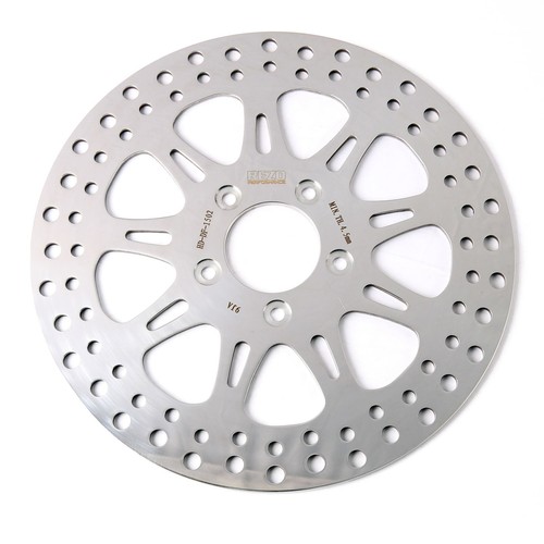 Rezo polished front brake disc - rezo,