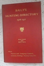 Vintage Book 1926 Baily's