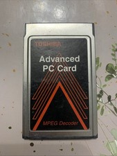 Toshiba Advanced PC Card PCMCIA MPEG Decoder 16bit Interface ZV port? 