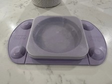 Mini Max Easi Mat Lilac Baby Non Slip Bowl Feeding Mat