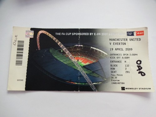 Ticket stub manchester - ticket,