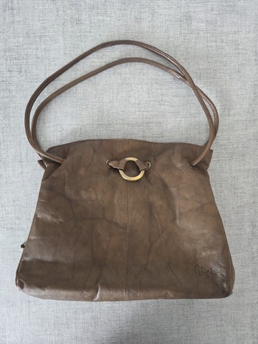 Gigi soft leather brown - leather,