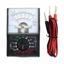 Analog Multimeter Ohm Volt DC Current AC/DC Voltage Tester Meter with Test Probe