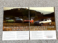 Original 1992 Magazine Advert Art Picture Vauxhall Astra Convertible Ad 90's