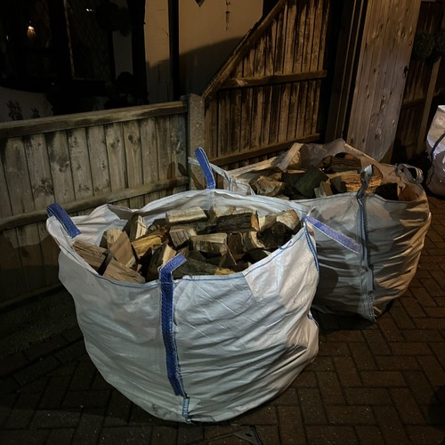 Hardwood firewood split - split, logs