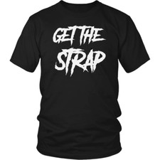 50-CENT GET THE STRAP T-Shirt G-UNIT TOP HIP HOP MENS