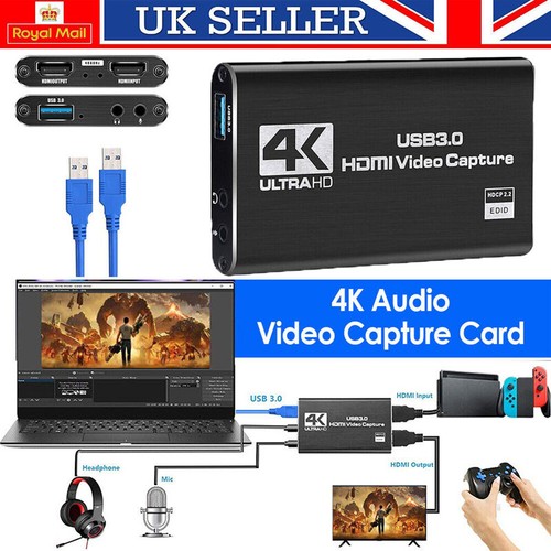 Audio video capture - 4k,