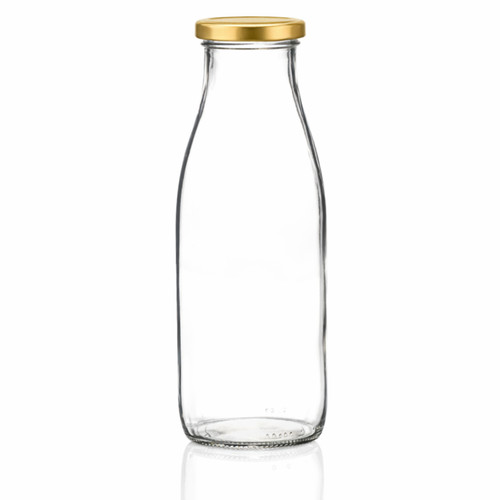 500ml glass milk bottles with - milk,