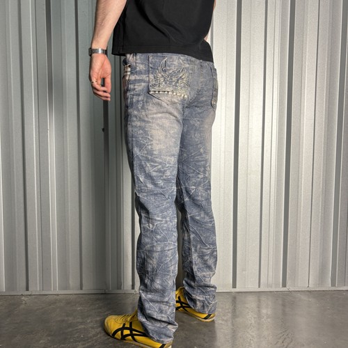 Embroidered blue japanese - blue,