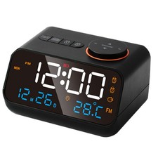 Black Alarm Clock Radio