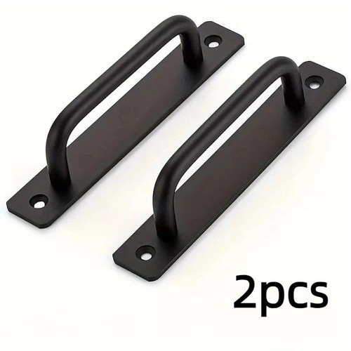 2pcs black door pull handles - door,