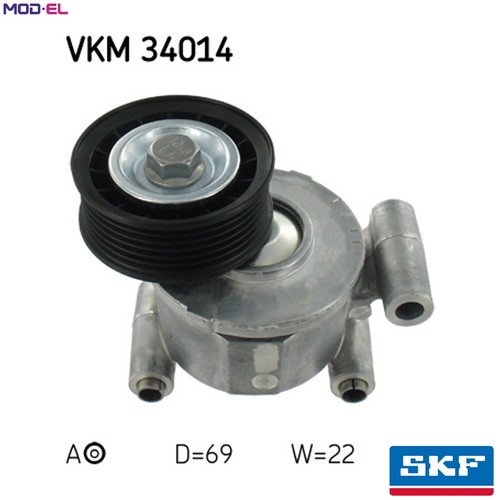 Belt tensioner vribbed - belt,