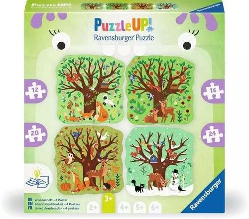 Puzzle four seasons forest - four,