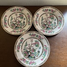 Lord Nelson  Indian Tree  Set Of 3 Dinner Plate 9" Diameter - VGC