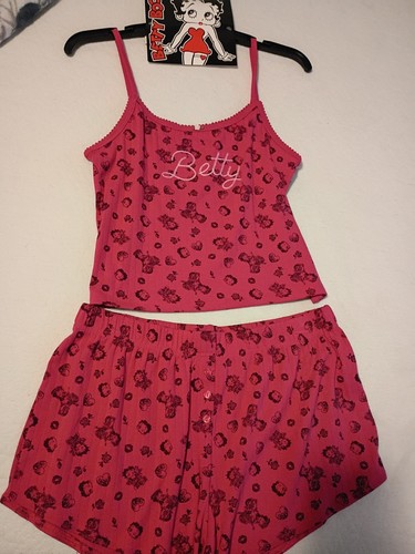 Betty boop pink pajama set - betty,