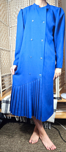 Elgora blue high - blue, button