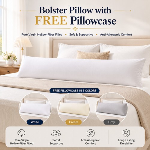 Bolster pillows with - bolster, free