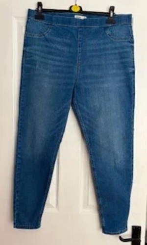 Blue stretch jeggings size - blue,