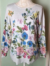 Ladies M&Co Light Grey Floral