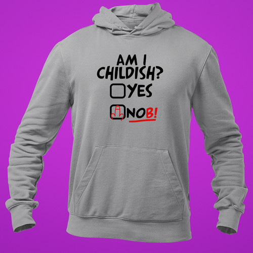 Childish funny hoodie - funny,