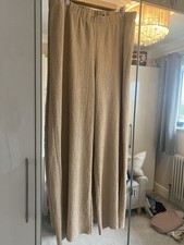George Beige Crinkle Stretch