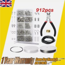 Jewellery Making Kit Findings 912Pcs and Starter Tools DIY Necklace Repair Tools