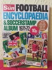 The Sun Football Encyclopaedia & Soccerstamp Album 1971-1972/ Complete 